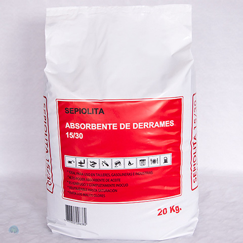 Algocel Textil. Absorbente mineral sepiolita 15/30